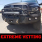Specialty Grille Guard: Extreme Vetting (LED light bar included) - Iron Bull BumpersGRILLE GUARD